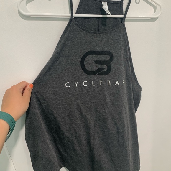 Gray CycleBar Y2K Halter Tank Top - Picture 3 of 3